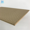 GO-W080 Factory TV Panel de pared Decorative Wave MDF Paneles de tablero 1220*2440 mm